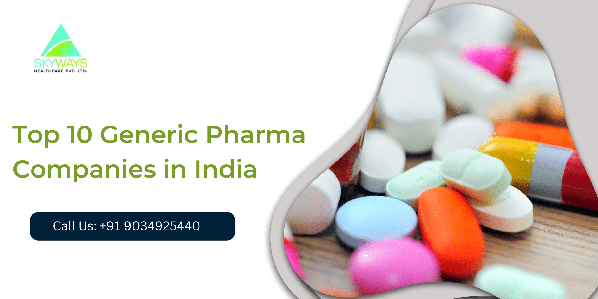 Top 10 Generic Pharma Companies in India | SKYWAYS HEALTHCARE